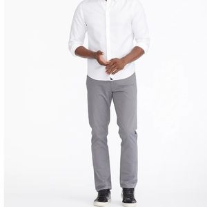 UNTUCKit 5-Pocket Chino, Size 38x34, Grey